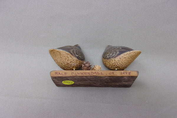 Miniature Quail Pair, Ralf Coykendall, Oregon (#4503)