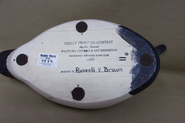 Russell Brown Canvasback Drake (#4532)