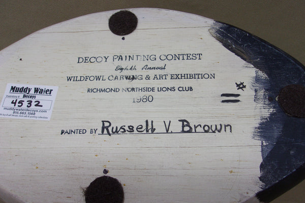 Russell Brown Canvasback Drake (#4532)