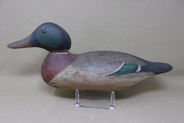 Mason Tack-eye Mallard Drake Original Paint, Circa 1920's  (#4533)
