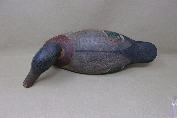 Mason Tack-eye Mallard Drake Original Paint, Circa 1920's  (#4533)