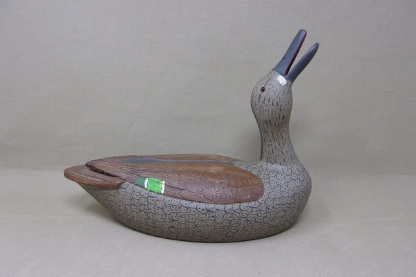 John Thomas Calling Green Wing Teal Hen (#4548)