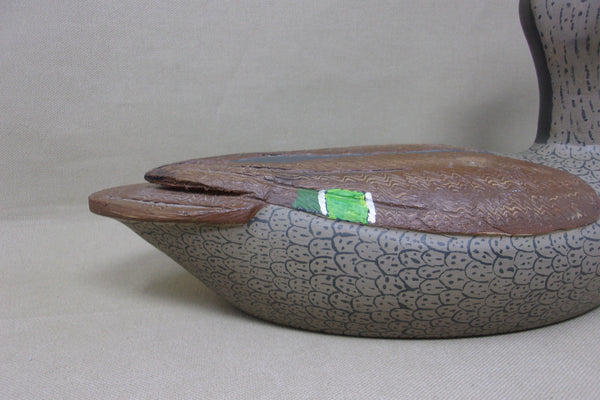 John Thomas Calling Green Wing Teal Hen (#4548)