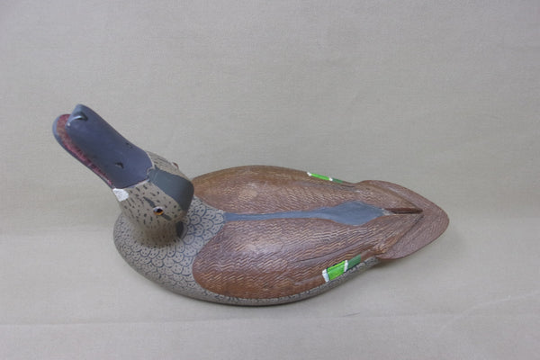 John Thomas Calling Green Wing Teal Hen (#4548)