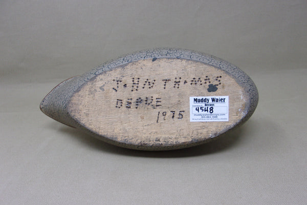 John Thomas Calling Green Wing Teal Hen (#4548)