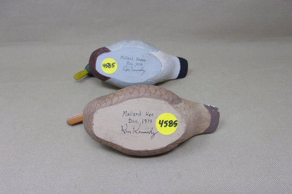 Miniature Ron Kennedy Mallards Pair (#4585)