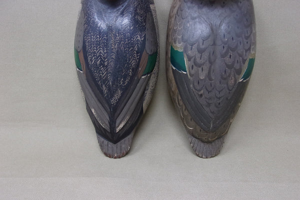 Fred Hockings Green Wing Teal Pair, Painted by Lou Schifferl (#4598)