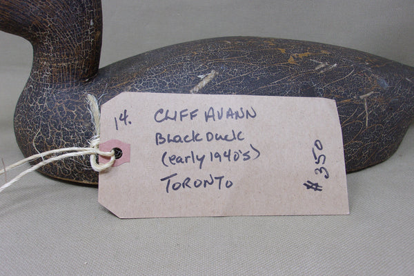 Cliff Avann Blackduck, Toronto Circa 1940's (#4722)