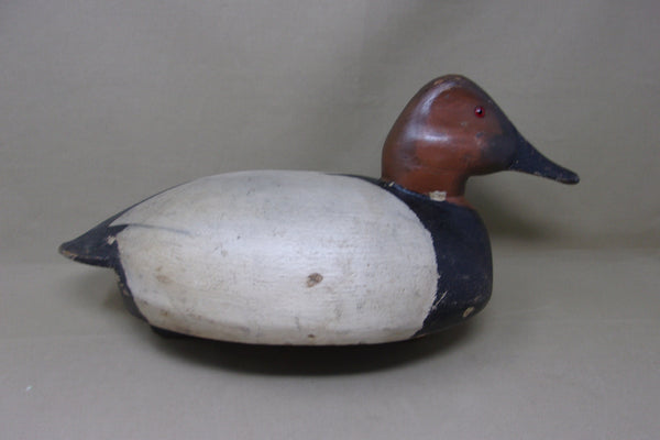 Ralph Johnson Canvasback Drake All Original, 1940's (#4728)