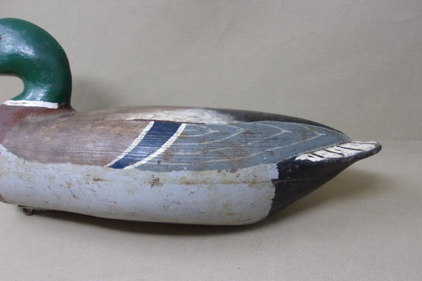 Charles Perdew Mallard Drake, with Perdew Weight, Circa 1920's (#4823)