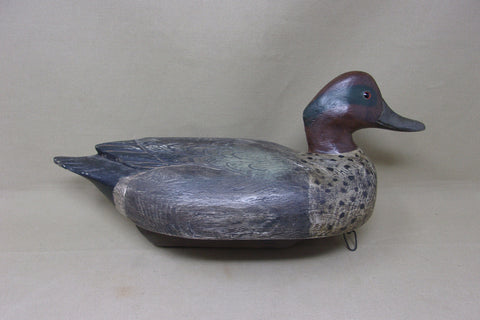 Schmidt Influence Green Wing Teal Drake, Original Paint (#4884)