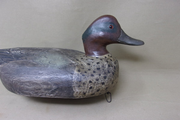 Schmidt Influence Green Wing Teal Drake, Original Paint (#4884)