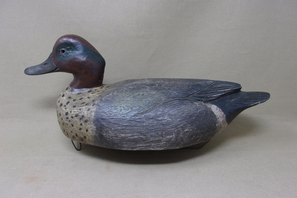 Schmidt Influence Green Wing Teal Drake, Original Paint (#4884)