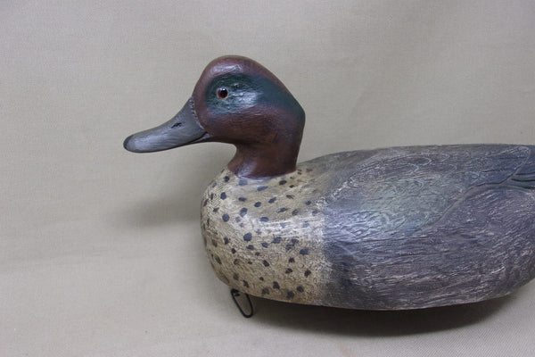 Schmidt Influence Green Wing Teal Drake, Original Paint (#4884)