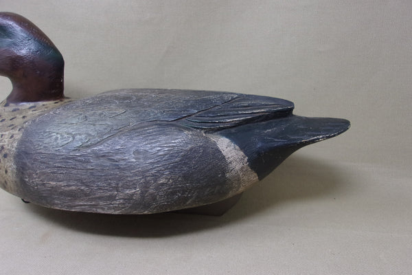 Schmidt Influence Green Wing Teal Drake, Original Paint (#4884)