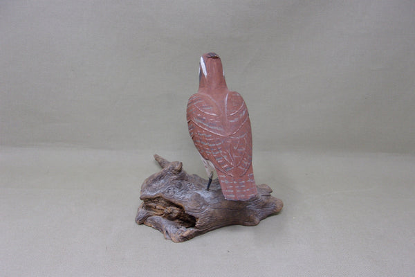 Hand Carved Wooden Quail (#4978)