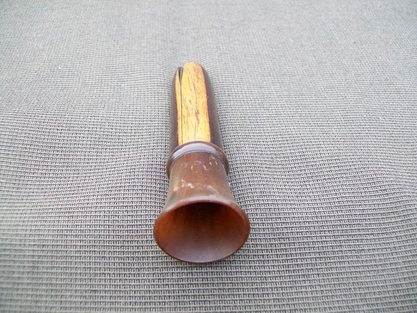 Elam Fischer Multi Colored Tongue-Pincher Duck Call with Horn End