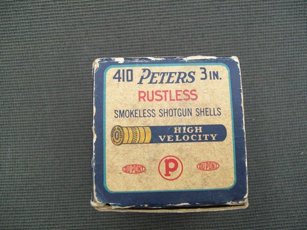 Peters High Velocity 410 GA shell box
