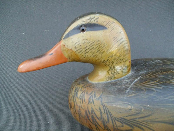 Pair of Working Mallards Made for Abercrombie and Fitch Co by Decoys Unlimited