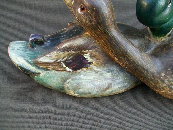 Folky Innertwined Mallards Pair