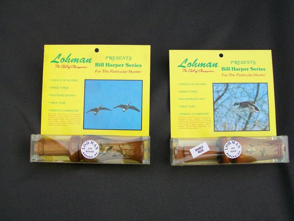 6 Lohman Calls New in Original Boxes and Case, Bill Harper Series