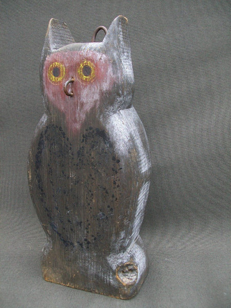 Folky Solid Wooden Owl