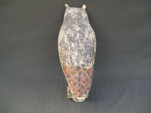 Rare Herters Owl with Dead Crow and Two Standing Crows, Balsa Wood