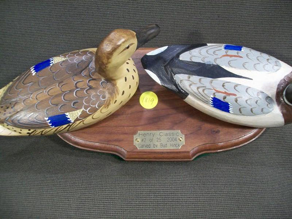 Bud Hinck Pair of Mallards on Display
