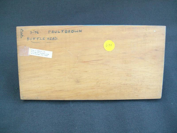 Paul Brown Bufflehead with raised wings and detail carving