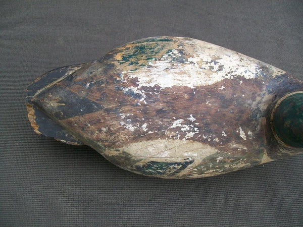 George Kessler Bluebill painted as a Mallard Drake with original weight