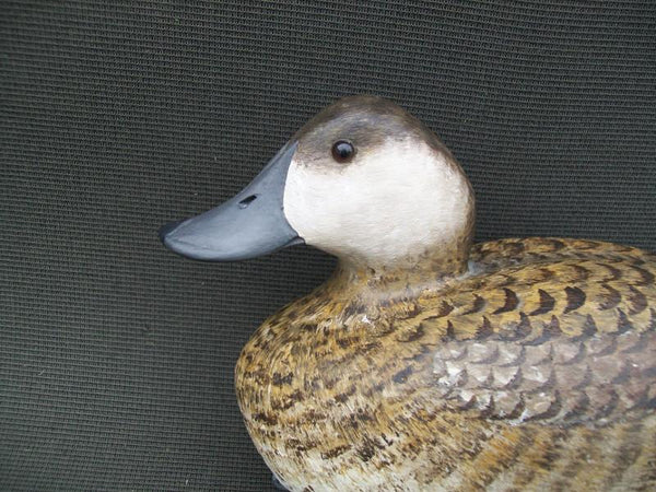 Michael Lashbrook Ruddy Duck Working Decoy Cork with Keel  (#2391)