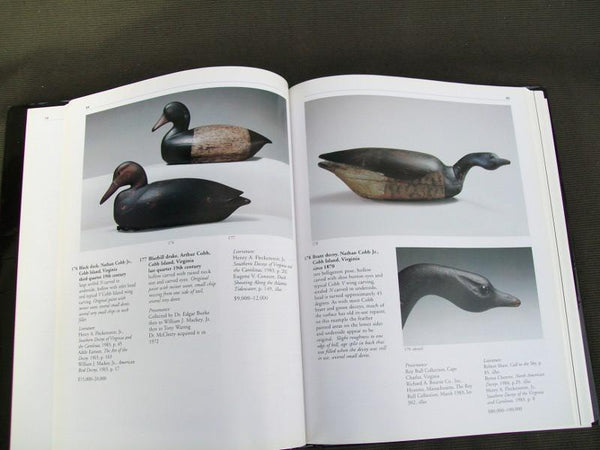 American Waterfowl Decoys Collection of Dr. James McCleery Sotheby's Auction Catalogue with Price Key