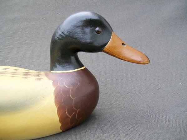 Bob Weeks Full Size Mallard Drake Comb Painting Stamped on Bottom