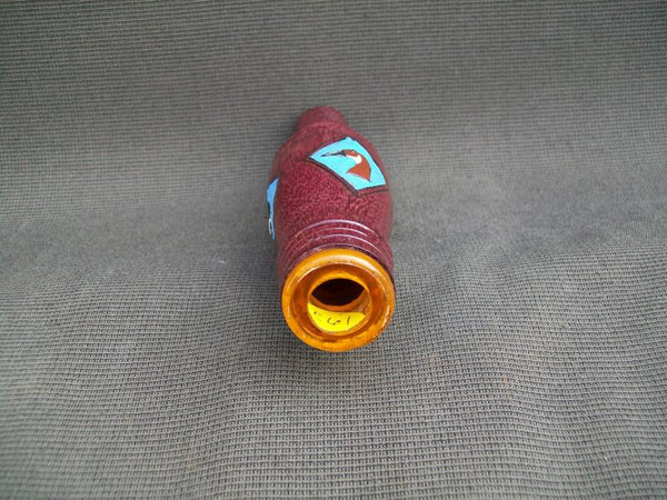 Bud Hinck Carved Duck Call, Pintail and Mallards