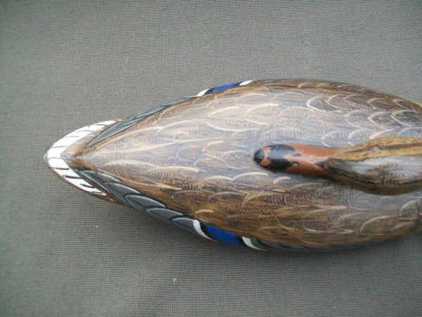 Perdew Style Sleeper Mallard Hen by Charles Moore with weight