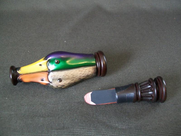 Marv Meyer Duck Call in box with bag