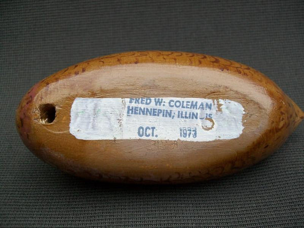Fred Coleman Hennepin Illinois 1/4 size Mallards Pair
