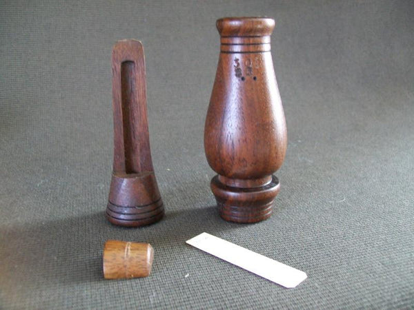 Sam Spiegel's Handmade Mallard Call in box with Paperwork