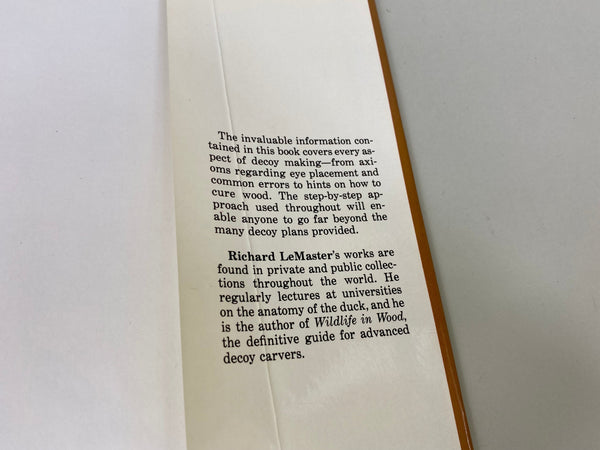 Lot of 4 Books for Carving and Painting Decoys as well as an Index to Waterfowl