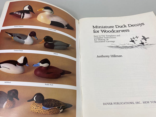 Lot of 4 Books for Carving and Painting Decoys as well as an Index to Waterfowl