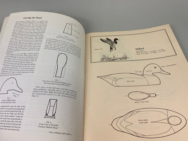 Lot of 4 Books for Carving and Painting Decoys as well as an Index to Waterfowl