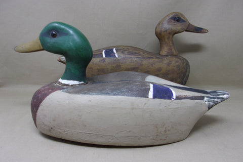 Otto Quetsch Mallards Pair, Circa 1930's (#5017)