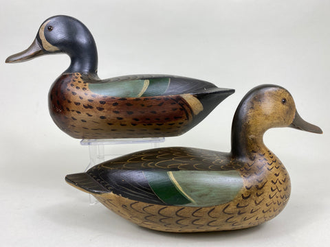 Perdew Style Torry Ward Blue Wing Teal Pair (#5117)