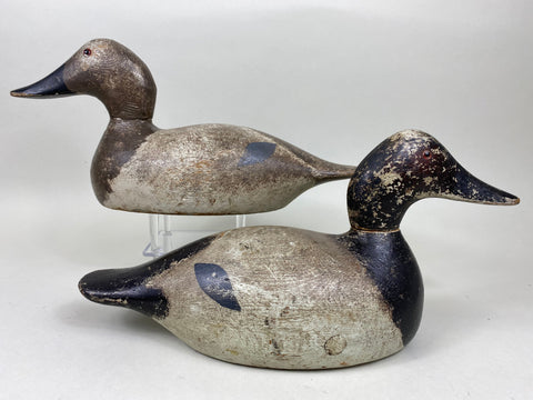 Pair Evans Factory Canvasback, Stamped, Brand (#5174)
