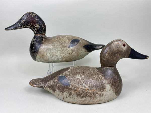 Pair Evans Factory Canvasback, Stamped, Brand (#5174)