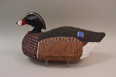 Lee Waterfield Canvas over Wire, Oversized Wood Duck (#5303)