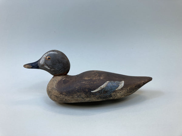 Mason Painted Eye Blue Wing Teal, Circa 1920's (#5325)