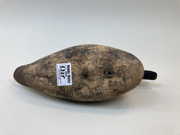 Mason Painted Eye Blue Wing Teal, Circa 1920's (#5325)