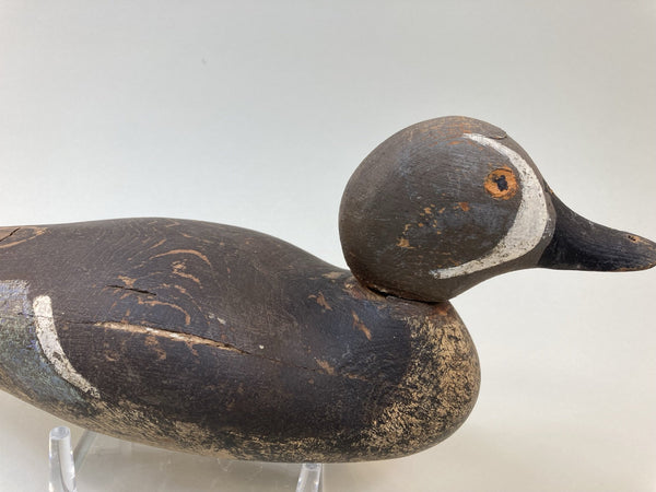 Mason Painted Eye Blue Wing Teal, Circa 1920's (#5325)