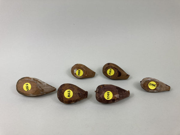 Lot of 6 Folky Miniature Decoys (#5355)